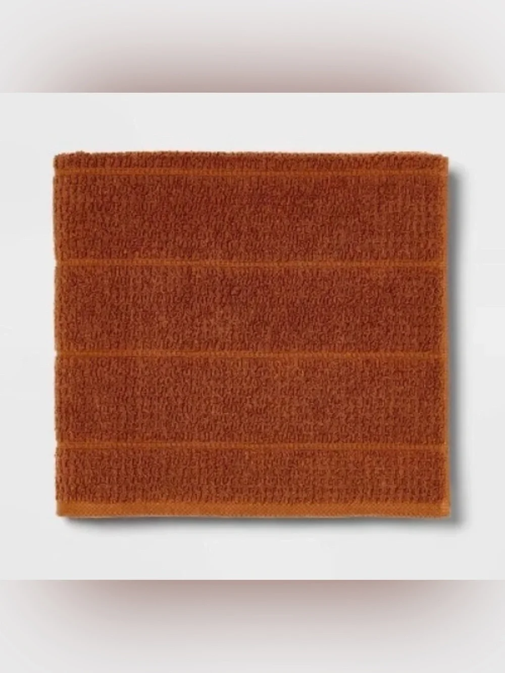NWT Threshold 4pc Performance Plus Bath Towel Set 2 Bath + 2 Hand Rust Orange